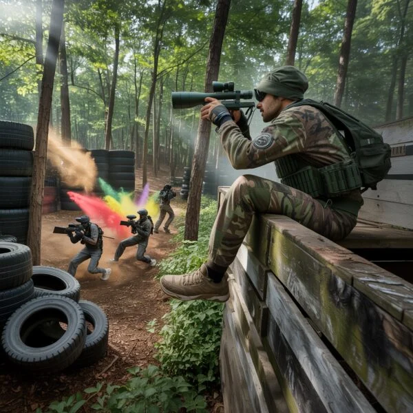 Paintball – pozycje i role w drużynie: od snajpera do szturmowca